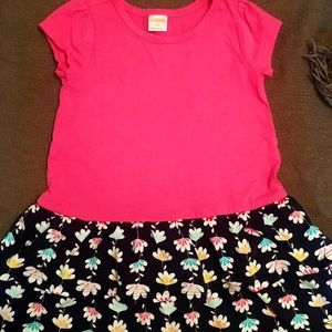 Gymboree 2T Girls Dress Floral Like New Pink